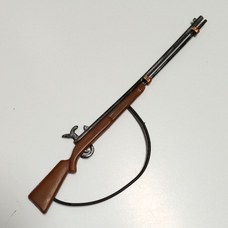 Rifle de trampero Altaya pintado