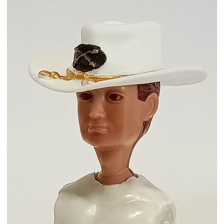 Sombrero caballería blanco